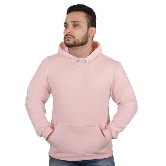 Imagem de Blusa Moletom Casaco Unissex Canguru Com Capuz