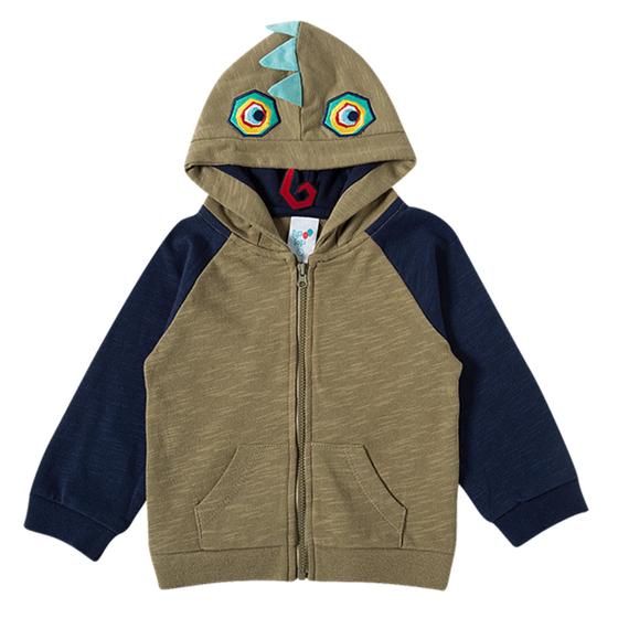 Imagem de Blusa Moletom com Capuz Inverno Camaleão  Infantil Tip Top 207253