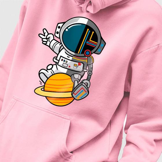 Imagem de Blusa Moletom Genuine Grit Masculina Estampada Algodão 30.1 Astronauta