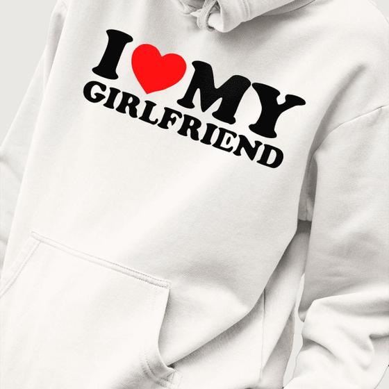 Imagem de Blusa Moletom Genuine Grit Masculina Estampada Algodão 30.1 I Love My Girlfriend