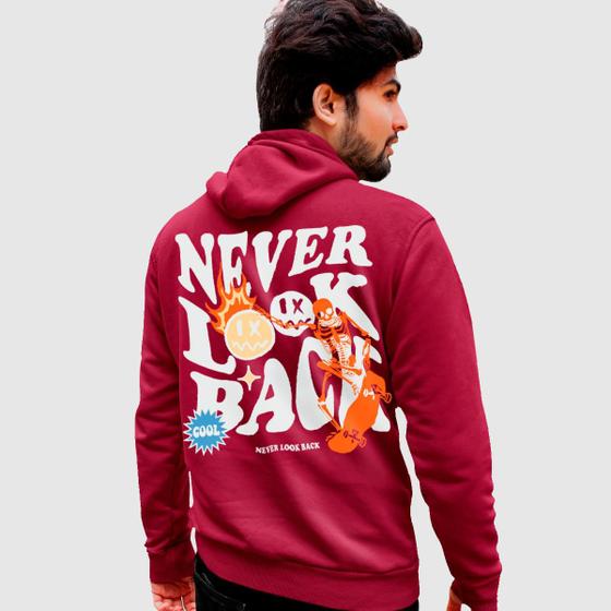 Imagem de Blusa Moletom Genuine Grit Masculina Estampada Algodão 30.1 Never Look Back
