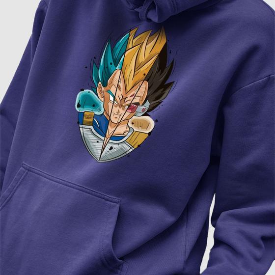 Imagem de Blusa Moletom Genuine Grit Masculino Estampado Algodão 30.1 Dragon Ball Vegeta Saiyajin