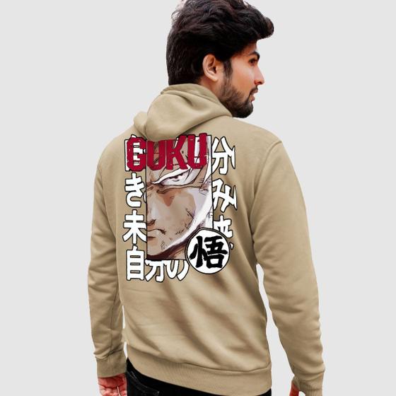 Imagem de Blusa Moletom Genuine Grit Masculino Estampado Algodão 30.1 Goku Dragon Ball Z