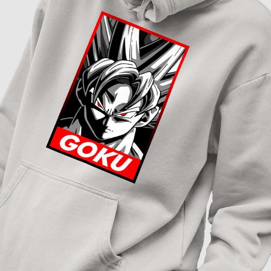 Imagem de Blusa Moletom Genuine Grit Masculino Estampado Algodão 30.1 Goku Dragon Ball