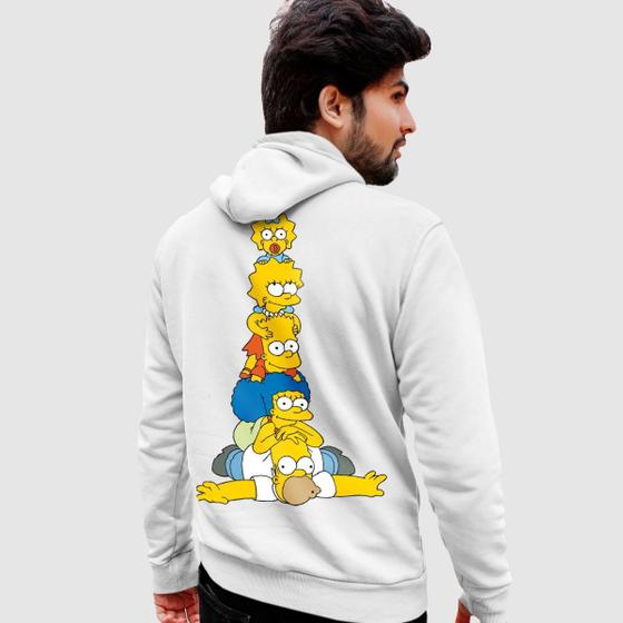 Imagem de Blusa Moletom Genuine Grit Masculino Estampado Algodão 30.1 Simpsons Donuts