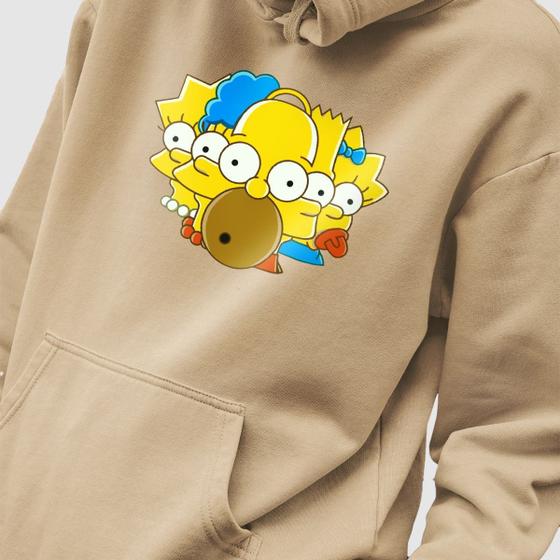 Imagem de Blusa Moletom Genuine Grit Masculino Estampado Algodão 30.1 Simpsons