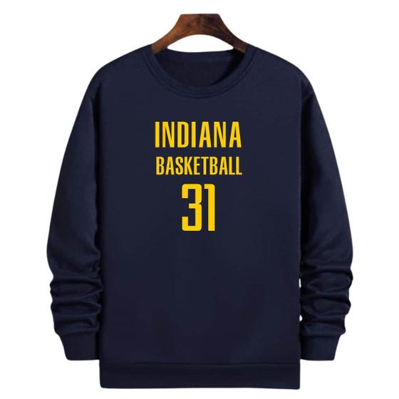 Imagem de Blusa Moletom Gola Basquete Indiana Basketball número 31