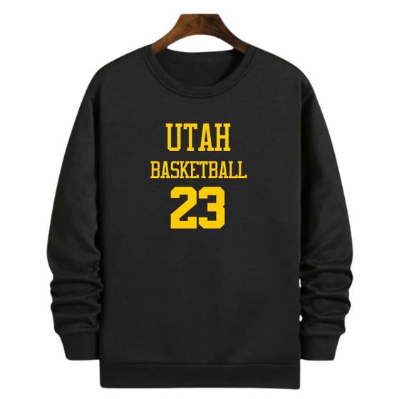 Imagem de Blusa Moletom Gola Basquete Utah Basketball número 23