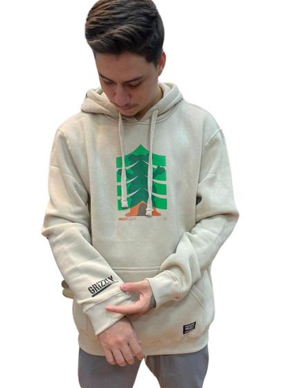 Imagem de Blusa moletom grizzly stronger branches hoodie - bege