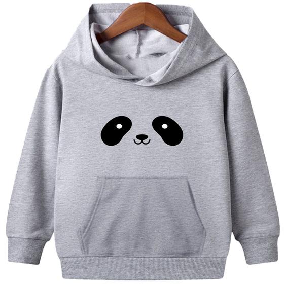 Imagem de Blusa Moletom Infantil Inverno Shopping Panda Urso Menino Menina - Envio Imediato