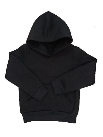 Imagem de Blusa moletom infantil preto 1 a 4 anos