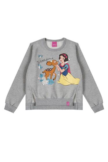 Imagem de Blusa Moletom Infantil Princesas Malwee