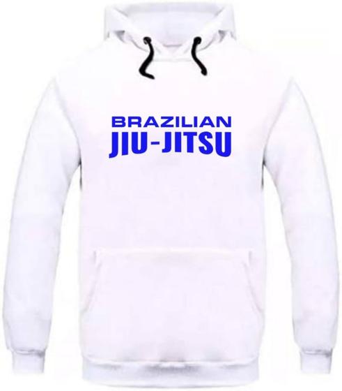 Imagem de Blusa Moletom Jiu Jitsu canguru  masculina feminino c/ capuz coleção  