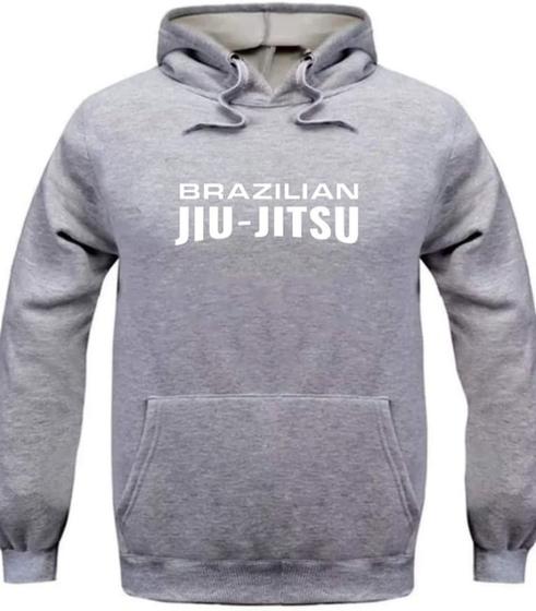 Imagem de Blusa Moletom Jiu Jitsu canguru  masculina feminino c/ capuz coleção  