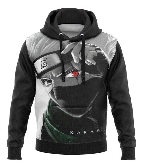 Imagem de Blusa Moletom Kakashi Naruto Shipuuden Agasalho Masculino