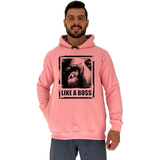 Imagem de Blusa Moletom Tradicional Com Touca MXD Conceito Monkey Like A Boss