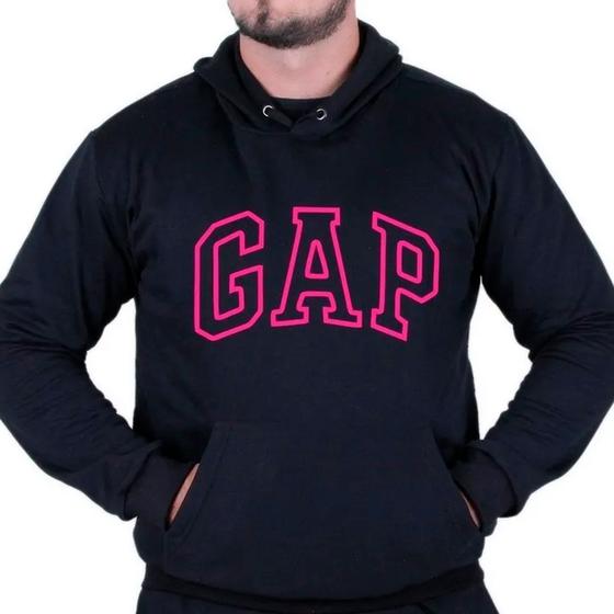 Blusa Moleton Gap Casaco Moletom De Frio Canguru Menor preço em Blusa Moleton Gap Casaco Moletom De Frio Canguru