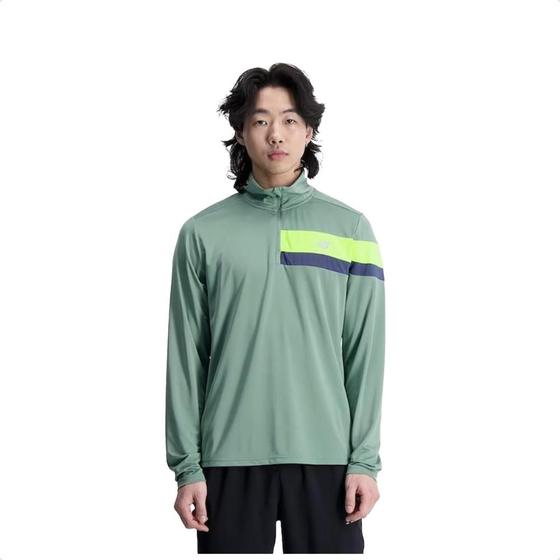 Imagem de Blusa New Balance Accelerate 1/2 Zíper Masculina