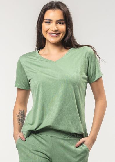 Imagem de Blusa Pau a Pique Básica Verde