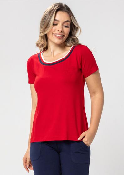 Imagem de Blusa Pau a Pique Básica Vermelho