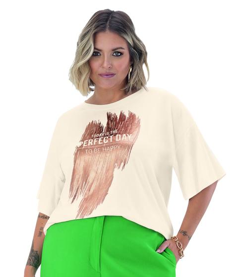 Imagem de Blusa Plus Size Estampa Perfect Day