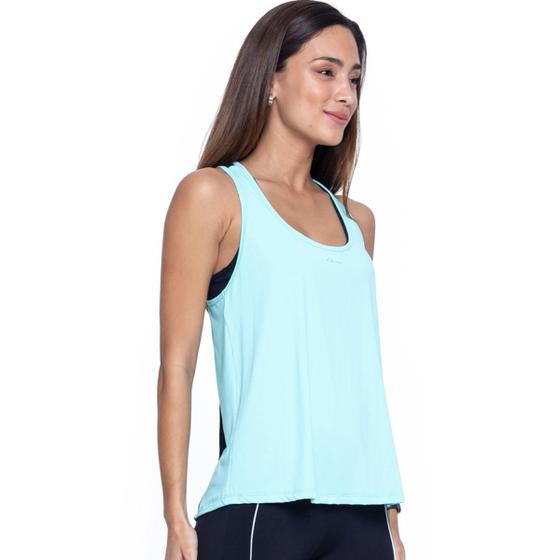 Imagem de Blusa Regata com Recorte Telado nas Costas Run More