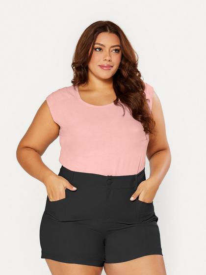 Imagem de Blusa Regata Curve Lisa Duna Airflow Feminina Confortável