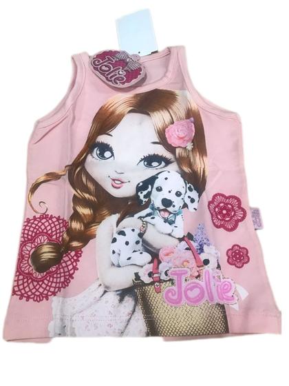 Imagem de Blusa Regata Jolie Menina Infantil Verão Calor Brandili