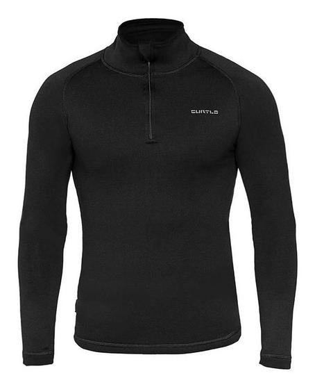 Imagem de Blusa Segunda Pele Curtlo Zip Thermoplus Masculino Preto M