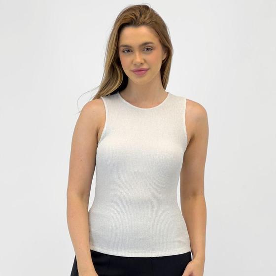 Imagem de Blusa Seiki Regata com Lurex Feminina