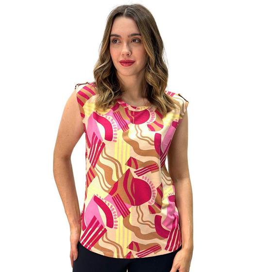 Imagem de Blusa Seiki Regata Estampada Feminina