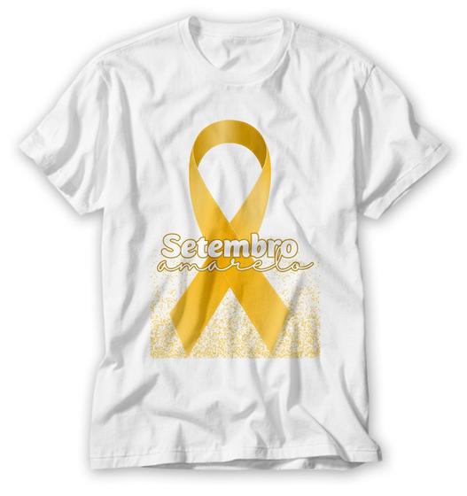 Imagem de blusa setembro amarelo camiseta você não esta sozinho