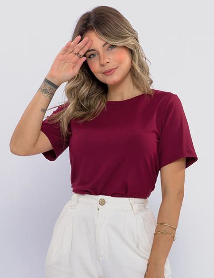 Imagem de Blusa soltinha - bordô - tam p