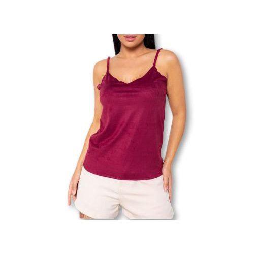 Imagem de Blusa suede alça fina estilo feminino