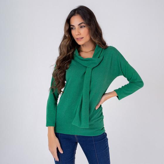 Imagem de Blusa susie gola faixa feminina