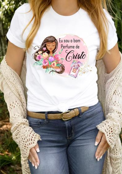 Imagem de Blusa T-shirt Camiseta Feminina Estampada -Cristã- Várias Estampas 26