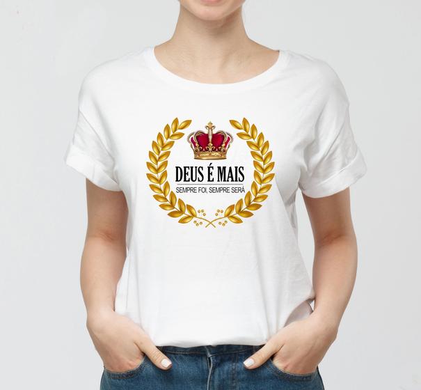 Imagem de Blusa T-shirt Camiseta Feminina Estampada, estampas evangélica