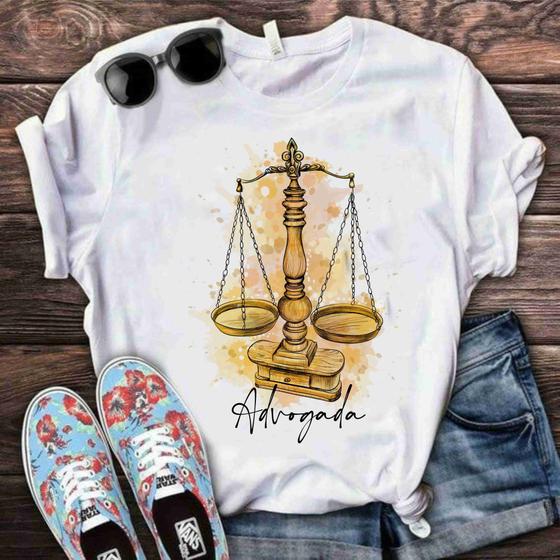 Imagem de Blusa T-shirt Camiseta Feminina Estampada -Profissão- Várias Estampas 17