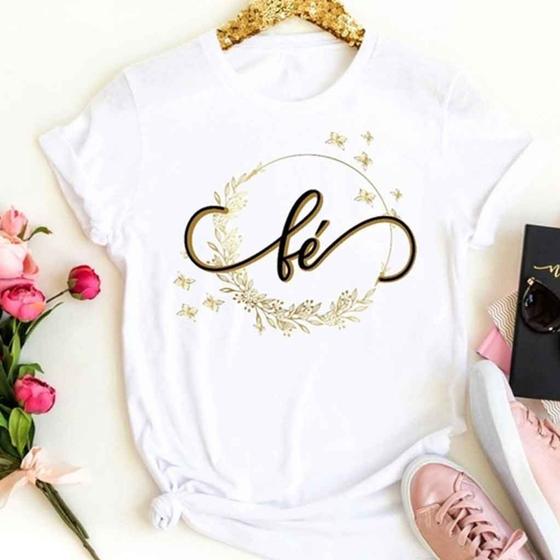 Imagem de Blusa T-shirt Camiseta Feminina Estampada Várias Estampas 61