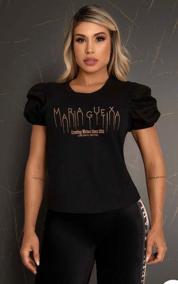 Imagem de Blusa t-shirt manga princesa maria gueixa