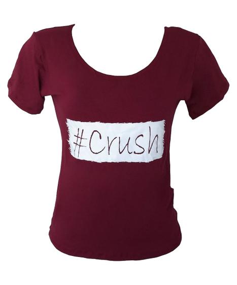 Imagem de Blusa T-Shirt Viscolycra Frases Crush