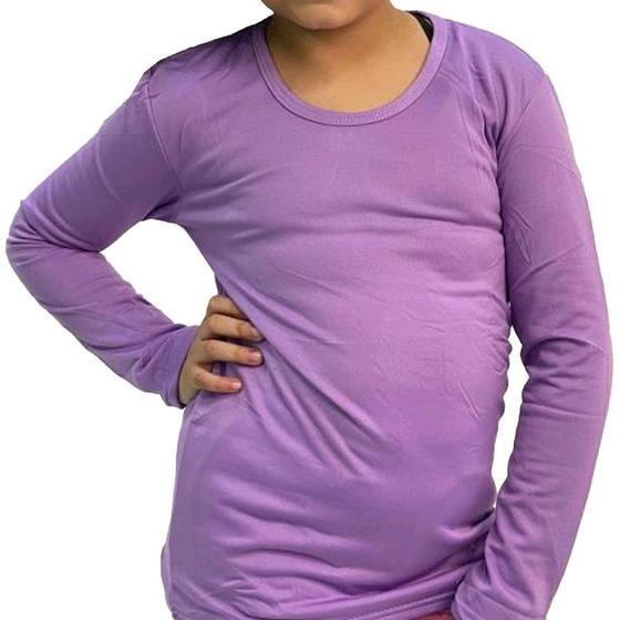 Imagem de Blusa Térmica Infantil Segunda Pele Inverno - 2 unidades Cor Sortida