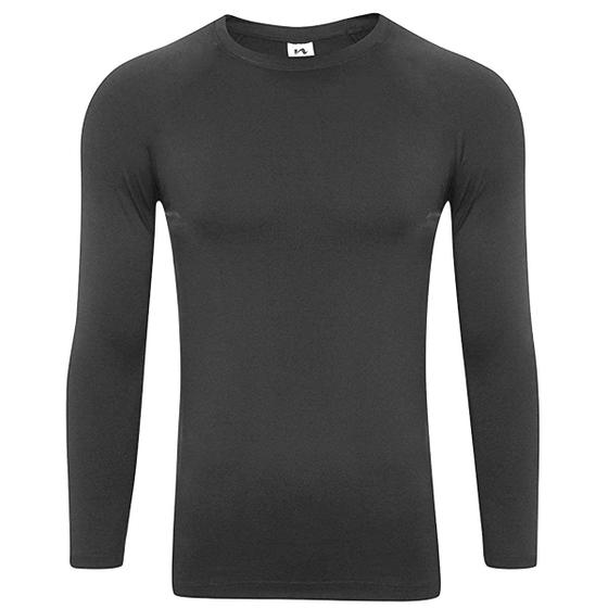 Imagem de Blusa Térmica Masculina Segunda Pele Praia Surf Proteção Camistesa Manga Longa Comprida Tecido Leve Segura Temperatura