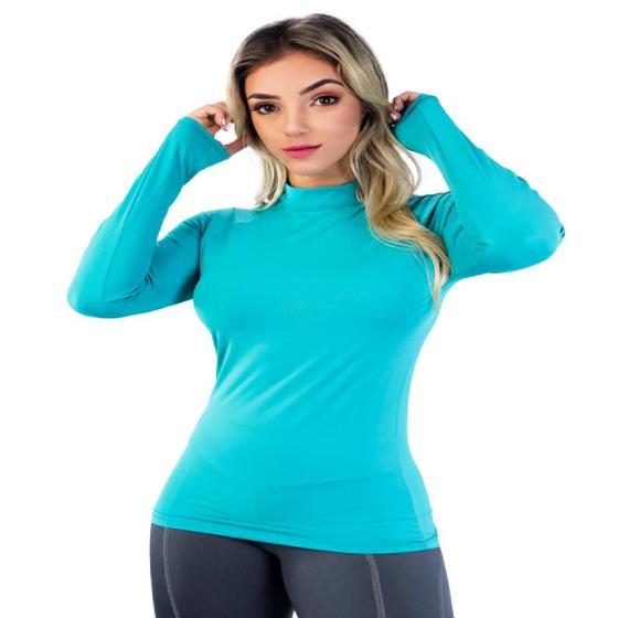 Imagem de Blusa Térmica Proteção Solar UV Feminina Segunda Pele