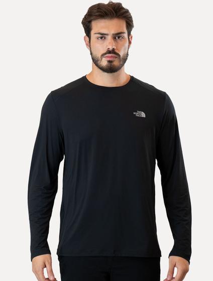 Imagem de Blusa The North Face Masculina Manga Longa Crewneck Preta