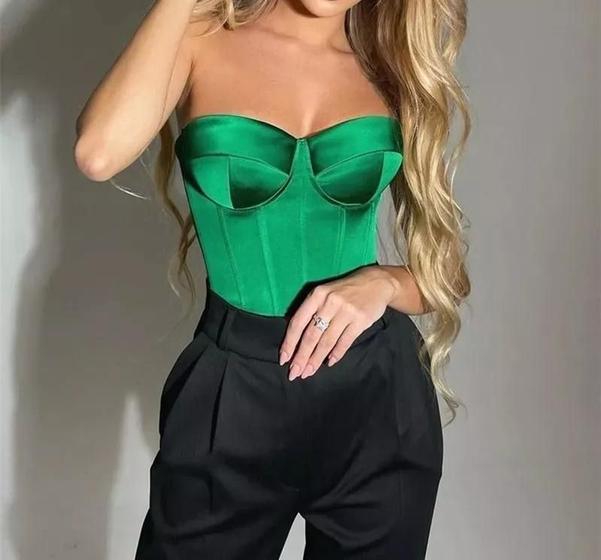 Imagem de Blusa Top Cropped sem alça - G0401