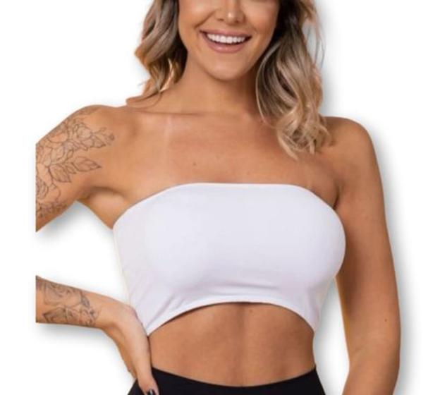 Imagem de Blusa top faixa com bojo trend feminina