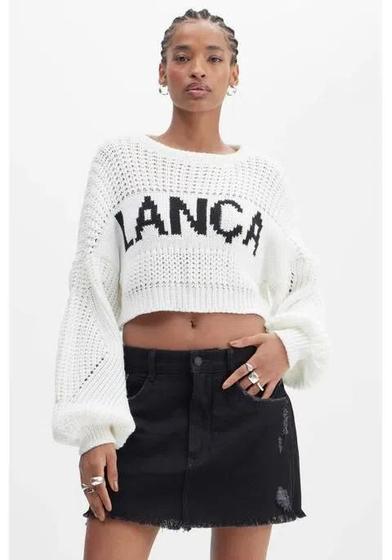 Imagem de Blusa tricot manga cropped - lança perfume