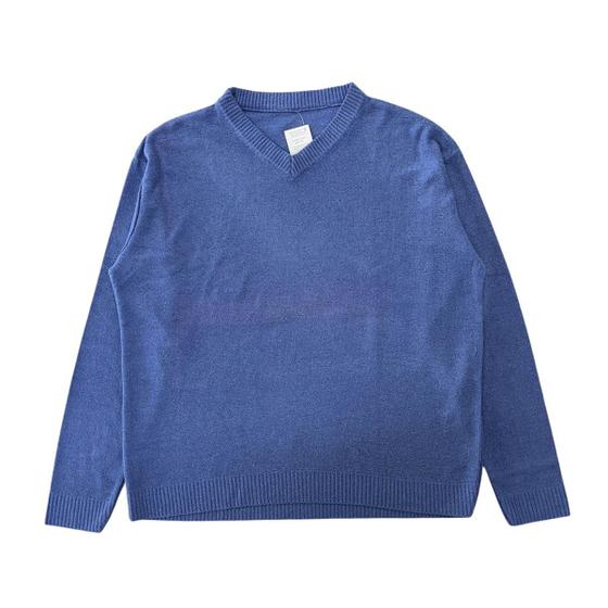 Imagem de Blusa Tricot Masculina Casaco Plus Size Azul Claro G1 e G2 Algodão