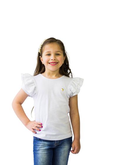 Imagem de Blusa Verão Infantil Feminina Cia da Malha Lesie